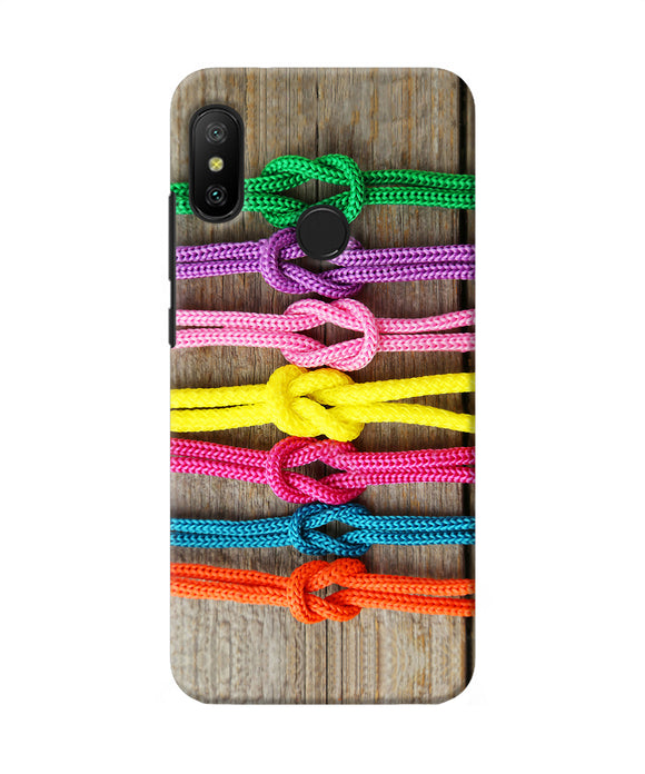 Colorful Shoelace Redmi 6 Pro Back Cover