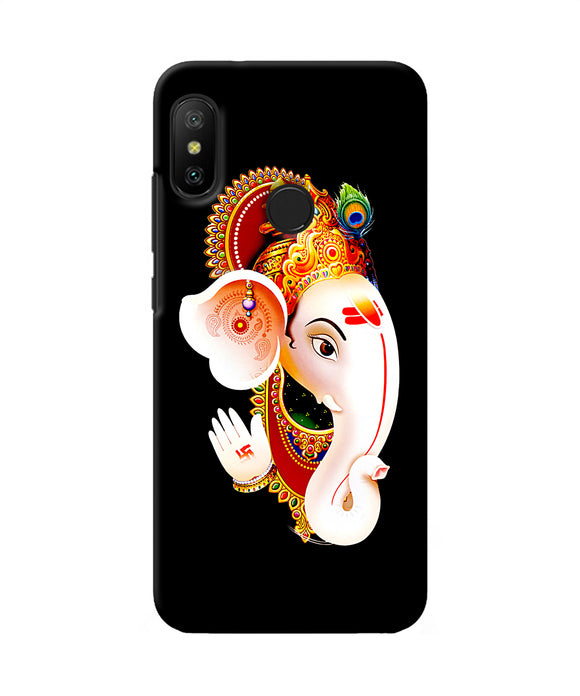 Lord Ganesh Face Redmi 6 Pro Back Cover