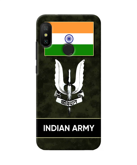 Indian Flag Balidan Logo Redmi 6 Pro Back Cover
