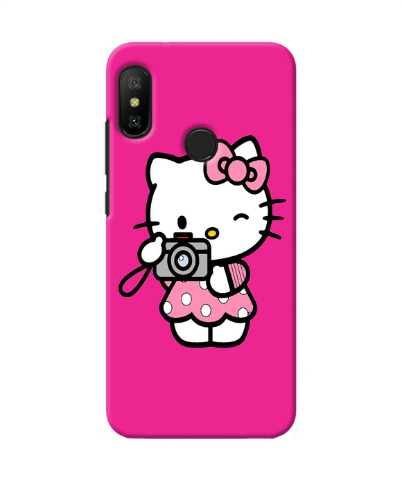 Hello Kitty Cam Pink Redmi 6 Pro Back Cover