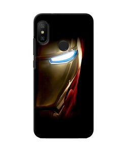 Ironman Half Face Redmi 6 Pro Back Cover