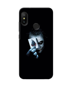 Joker Dark Knight Card Redmi 6 Pro Back Cover