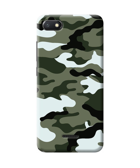 Camouflage Redmi 6a Back Cover