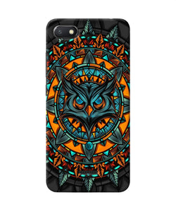 Angry Owl Art Redmi 6a Back Cover