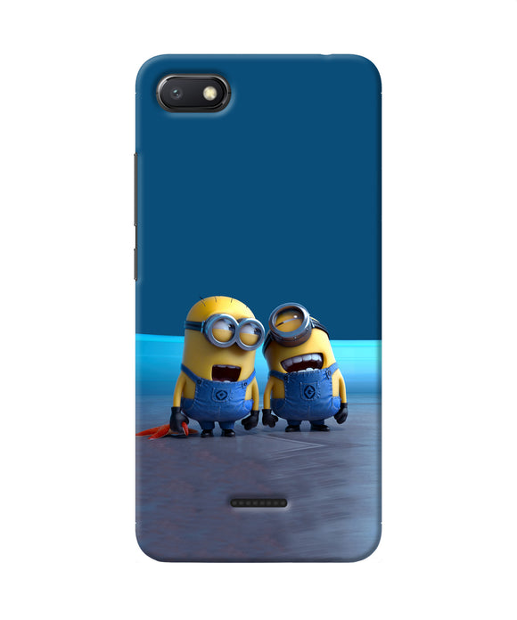Minion Laughing Redmi 6a Back Cover