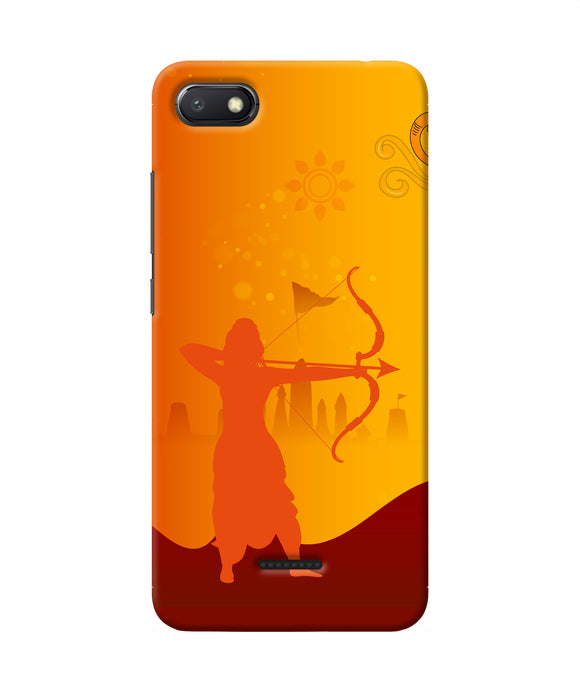 Lord Ram - 2 Redmi 6a Back Cover
