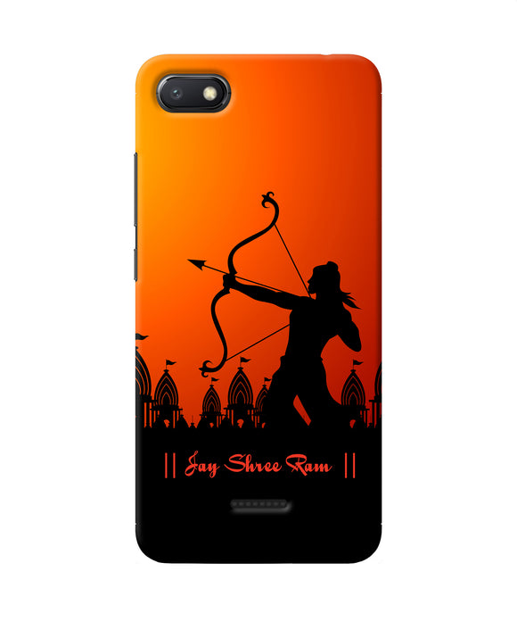 Lord Ram - 4 Redmi 6a Back Cover