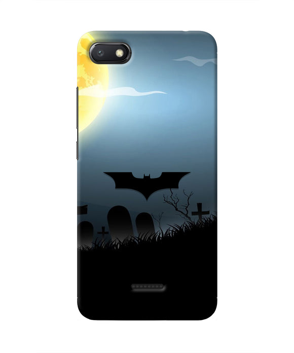 Batman Scary cemetry Redmi 6A Real 4D Back Cover