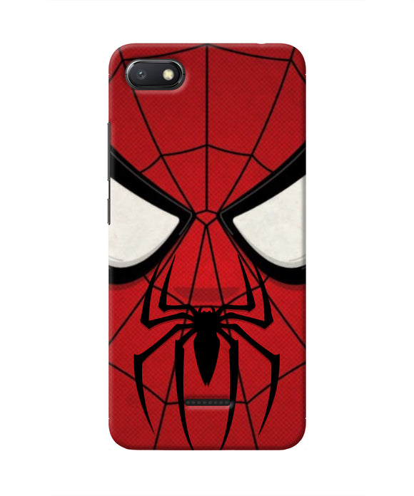 Spiderman Face Redmi 6A Real 4D Back Cover