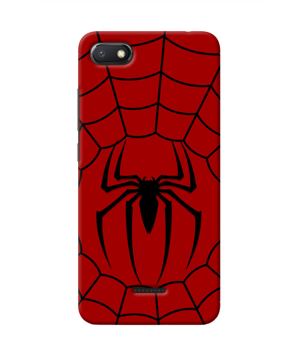 Spiderman Web Redmi 6A Real 4D Back Cover