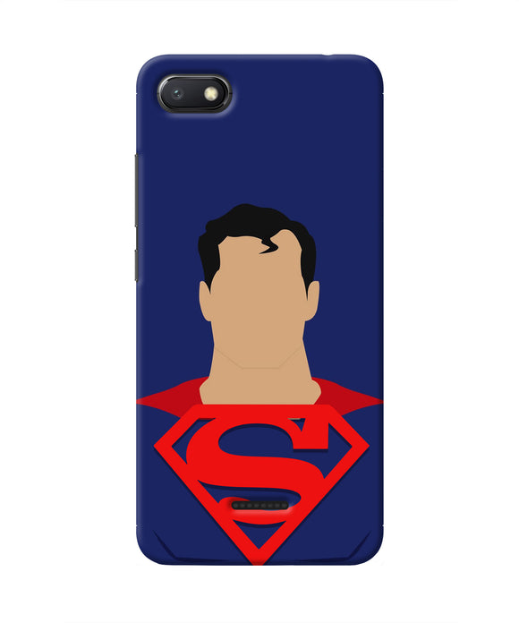 Superman Cape Redmi 6A Real 4D Back Cover