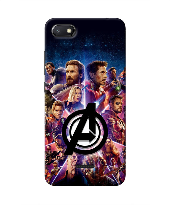 Avengers Superheroes Redmi 6A Real 4D Back Cover