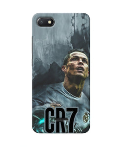 Christiano Ronaldo Grey Redmi 6A Real 4D Back Cover