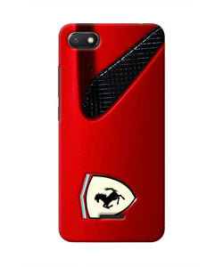 Ferrari Hood Redmi 6A Real 4D Back Cover