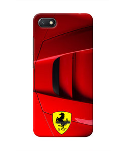 Ferrari Car Redmi 6A Real 4D Back Cover