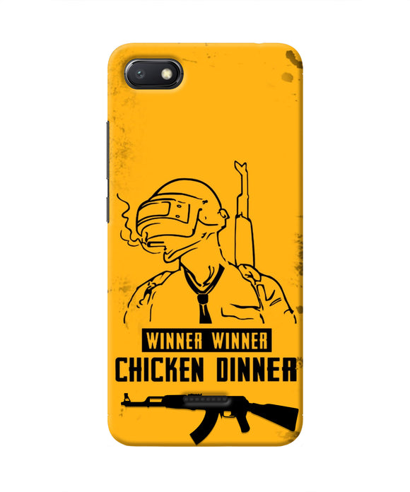 PUBG Chicken Dinner Redmi 6A Real 4D Back Cover