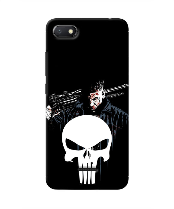 Punisher Character Redmi 6A Real 4D Back Cover