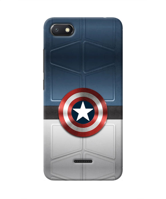Captain America Suit Redmi 6A Real 4D Back Cover