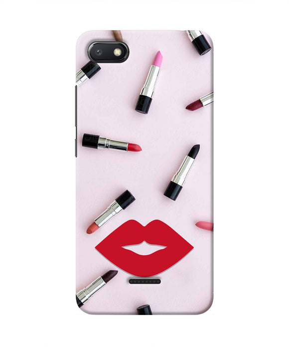 Lips Lipstick Shades Redmi 6A Real 4D Back Cover