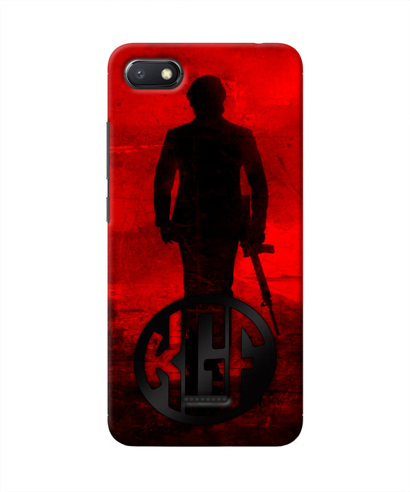 Rocky Bhai K G F Chapter 2 Logo Redmi 6A Real 4D Back Cover