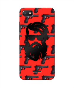 Rocky Bhai Beard Look Redmi 6A Real 4D Back Cover