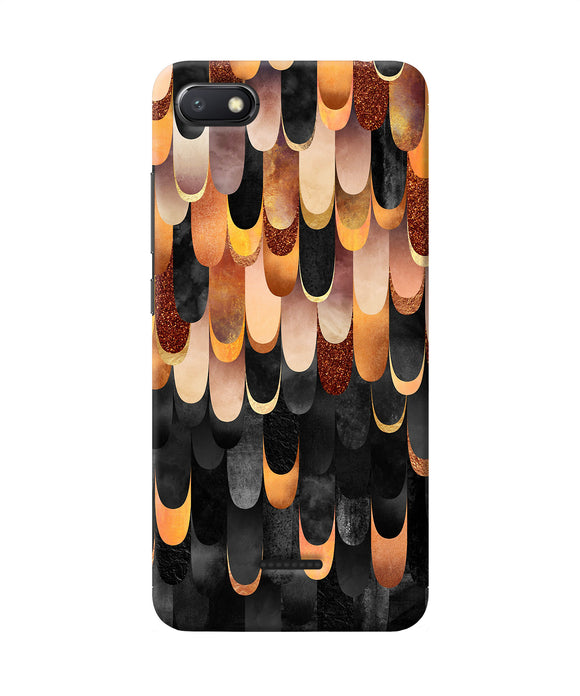 Abstract Wooden Rug Redmi 6a Back Cover