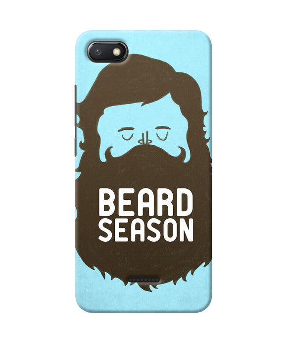 Beard Season Redmi 6a Back Cover