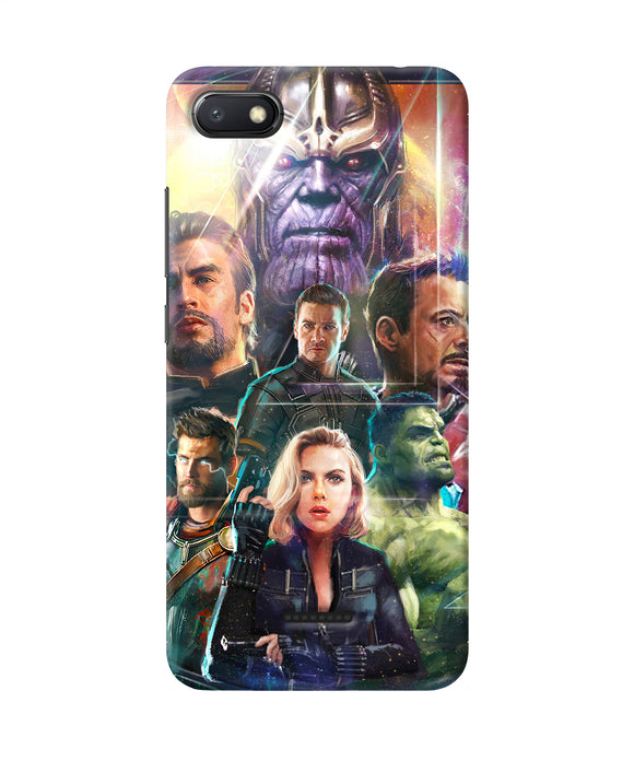 Avengers Poster Redmi 6a Back Cover