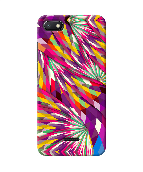 Abstract Colorful Print Redmi 6a Back Cover