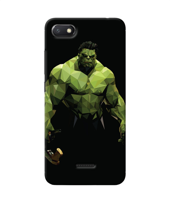 Abstract Hulk Buster Redmi 6a Back Cover
