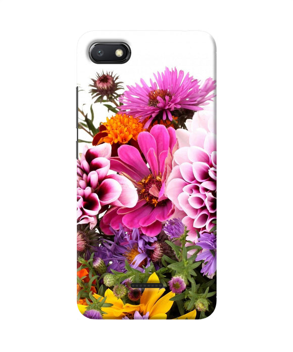 Natural Flowers Redmi 6a Back Cover