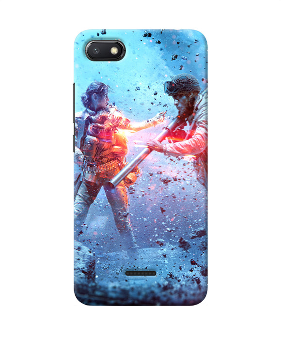 Pubg Water Fight Redmi 6a Back Cover