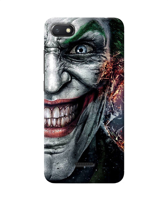 Joker Half Face Redmi 6a Back Cover