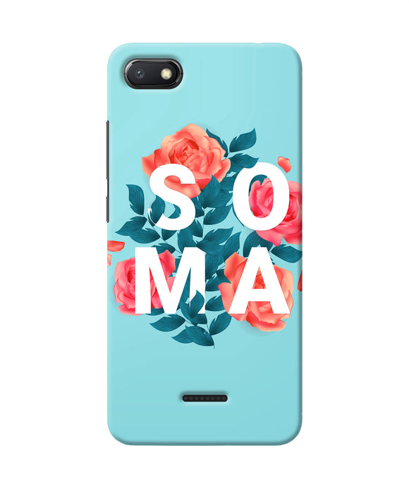 Soul Mate One Redmi 6a Back Cover