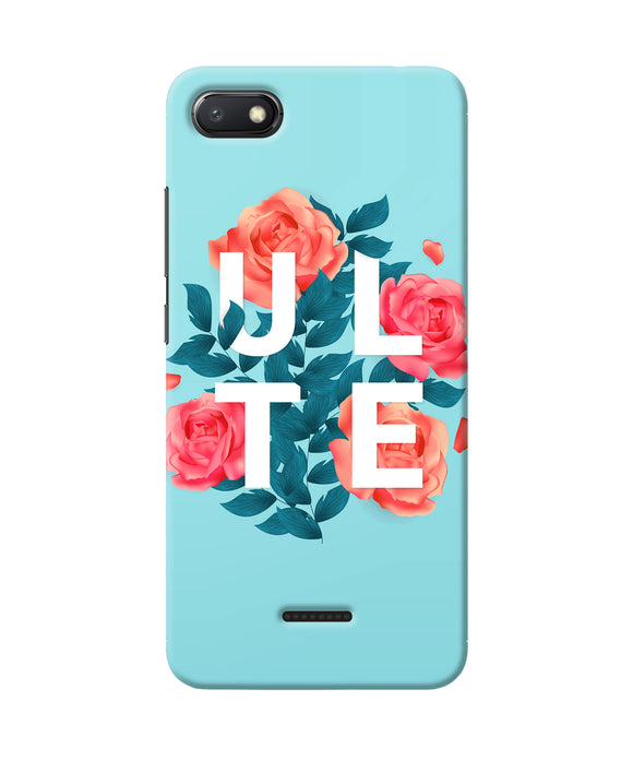 Soul Mate Two Redmi 6a Back Cover