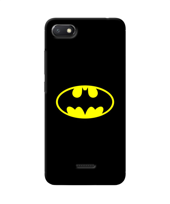 Batman Logo Redmi 6a Back Cover