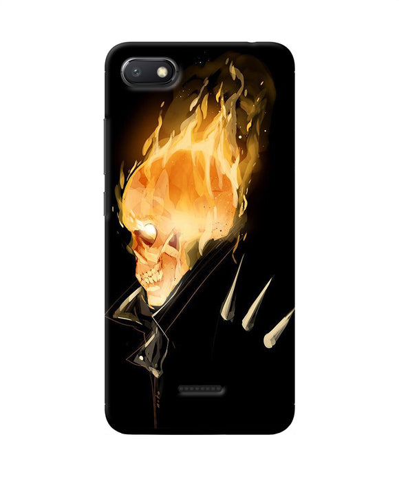 Burning Ghost Rider Redmi 6a Back Cover