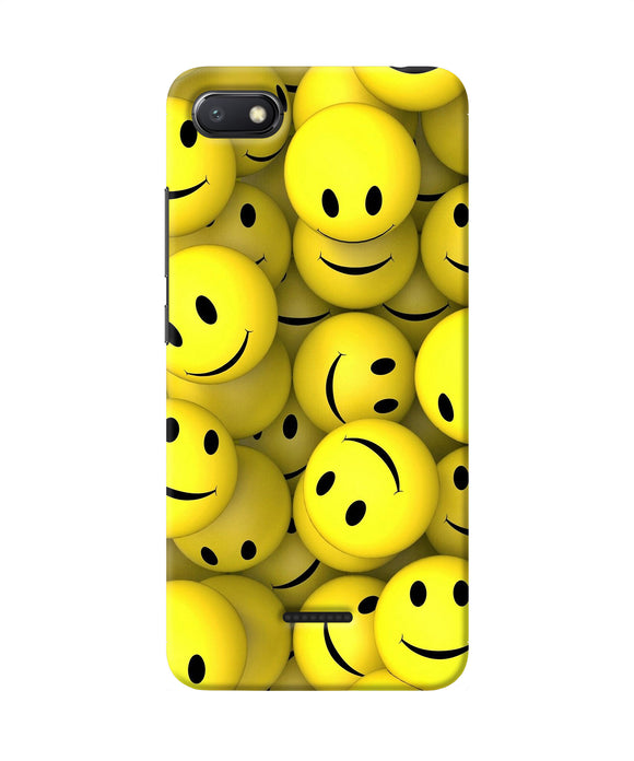 Smiley Balls Redmi 6a Back Cover