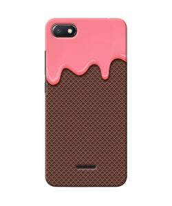 Waffle Cream Biscuit Redmi 6a Back Cover