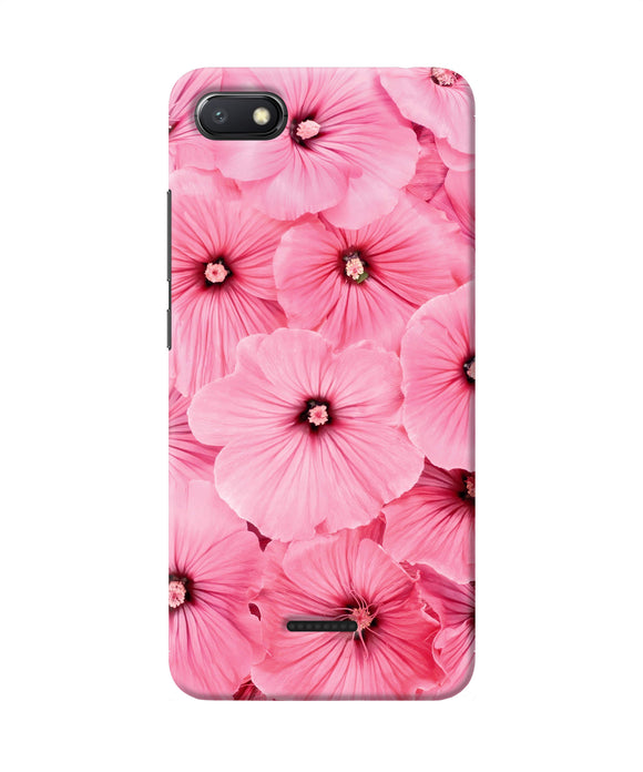 Pink Flowers Redmi 6a Back Cover