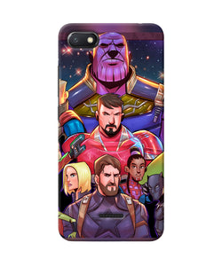 Avengers Animate Redmi 6a Back Cover