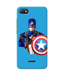 Captain America Character Redmi 6a Back Cover