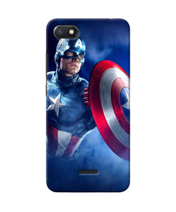 Captain America On Sky Redmi 6a Back Cover