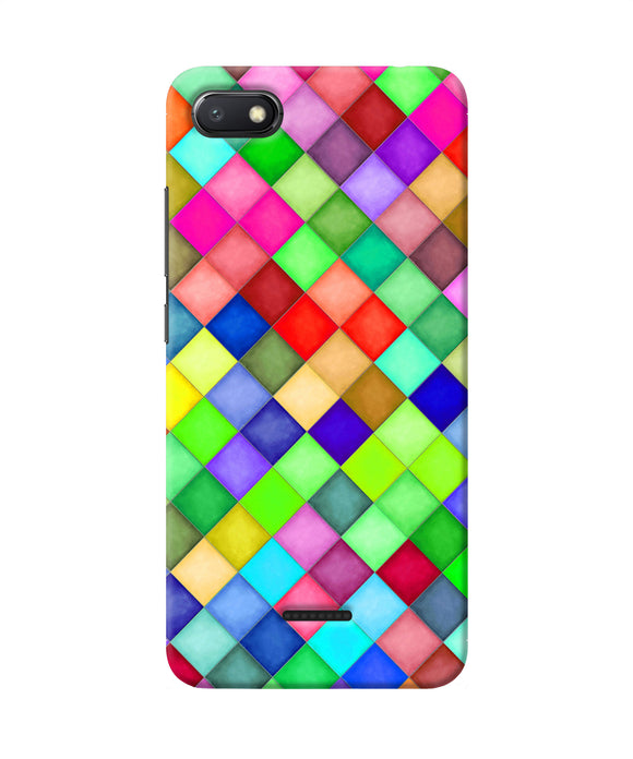 Abstract Colorful Squares Redmi 6a Back Cover