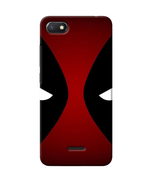 Deadpool Eyes Redmi 6a Back Cover