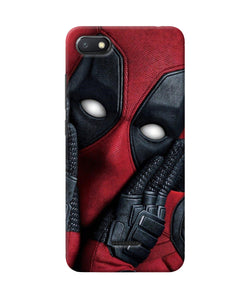 Thinking Deadpool Redmi 6a Back Cover