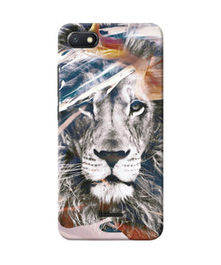 Lion Poster Redmi 6a Back Cover