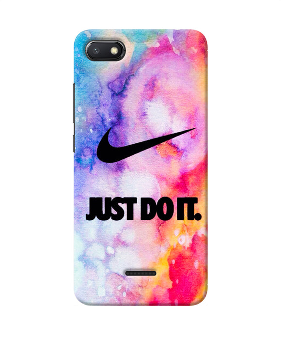 Just Do It Colors Redmi 6a Back Cover