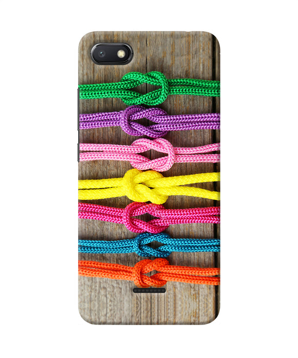 Colorful Shoelace Redmi 6a Back Cover