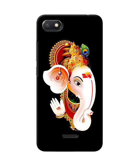 Lord Ganesh Face Redmi 6a Back Cover